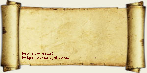 Jovana Kovandžić vizit kartica